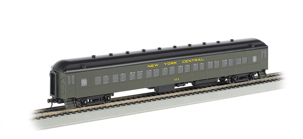 Bachmann 13704 HO New York Central 72' Heavyweight Coach #854