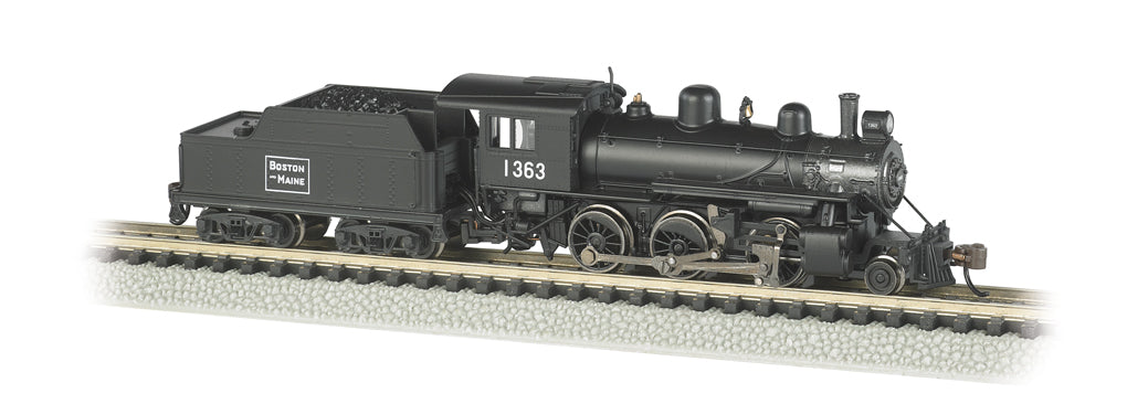 Bachmann 51756 N Boston & Maine Alco 2-6-0 Steam Locomotive & Tender w/DCC #1363