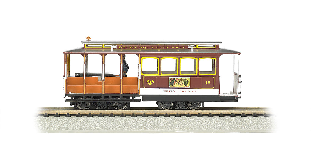 Bachmann 60534 HO Painted & Unlettered Cable Car Electric Locomotive #18