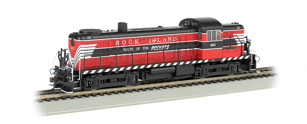 Bachmann 64209 HO Scale Rock Island Powered RS-3 Diesel Locomotive #493