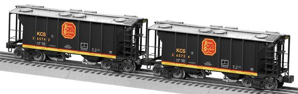Lionel 6-27095 O Kansas City Southern PS-2 Hopper (Set of 2)