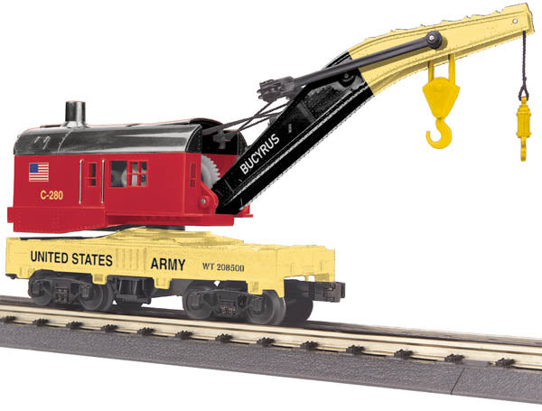 MTH 30-79385 US Army Wrecker Crane Car #C-280