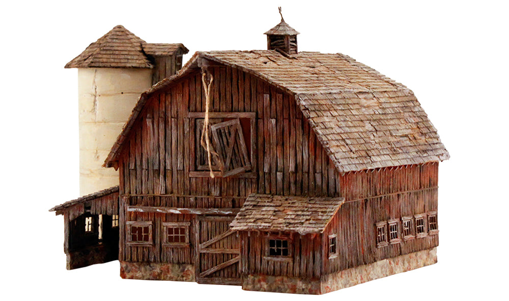Woodland Scenics PF5211 N Rustic Barn Building Kit