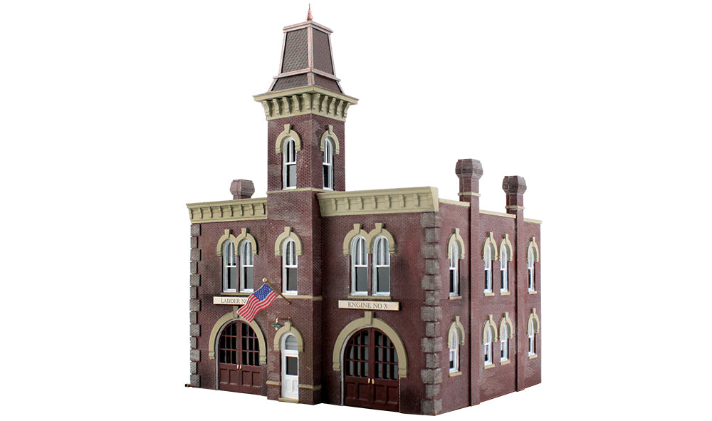 Woodland Scenics PF5212 N Fire Station No. 3 Building Kit