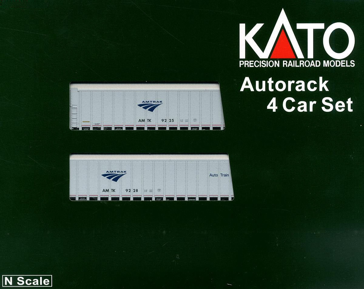 Kato 106-5501 N Amtrak Autorack #1 (Pack of 4)
