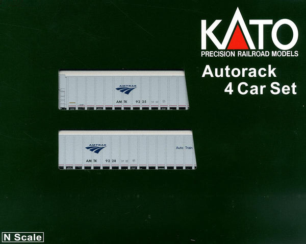 Kato 106-5501 N Amtrak Autorack #1 (Pack of 4) – Trainz