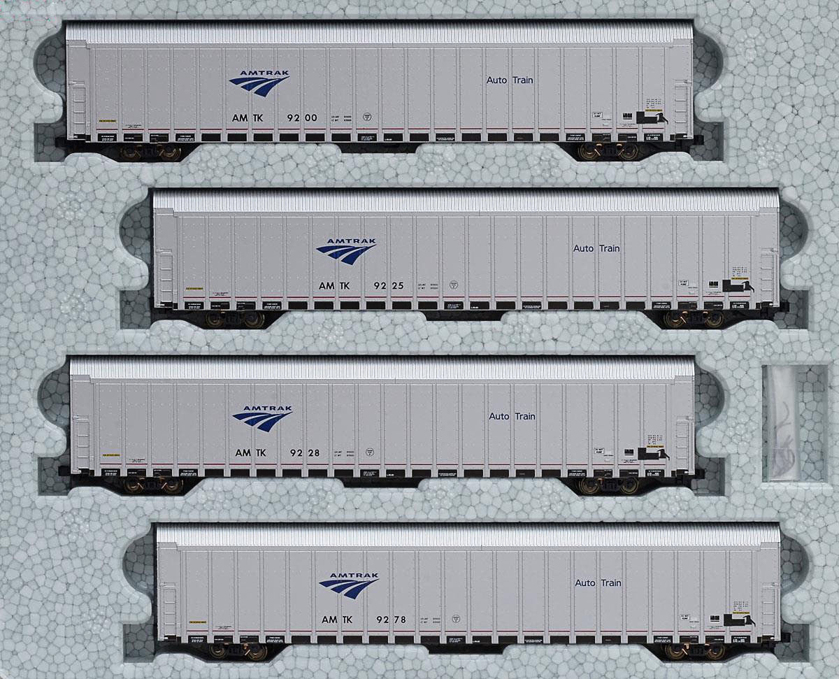 Kato 106-5501 N Amtrak Autorack #1 (Pack of 4) – Trainz