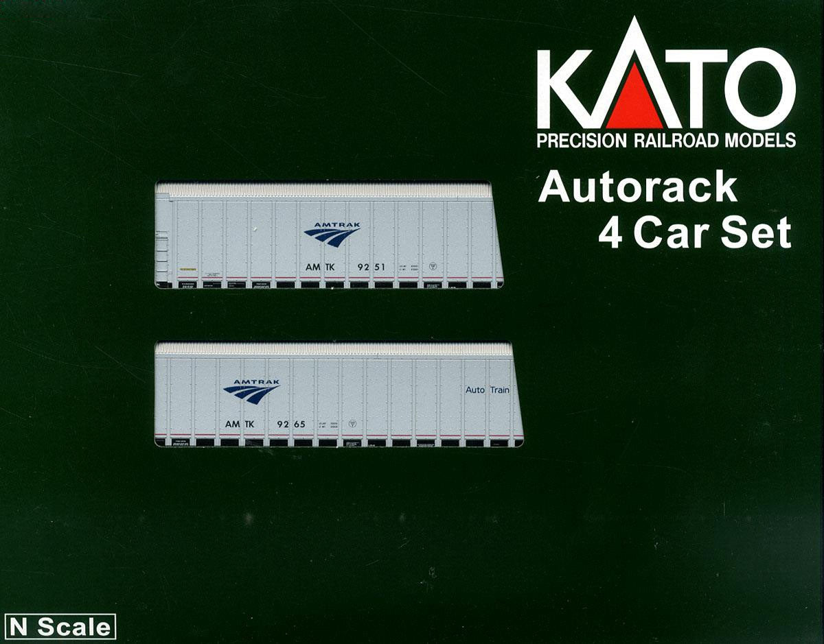 Kato 106-5502 N Amtrak Autorack #2 (Pack of 4)