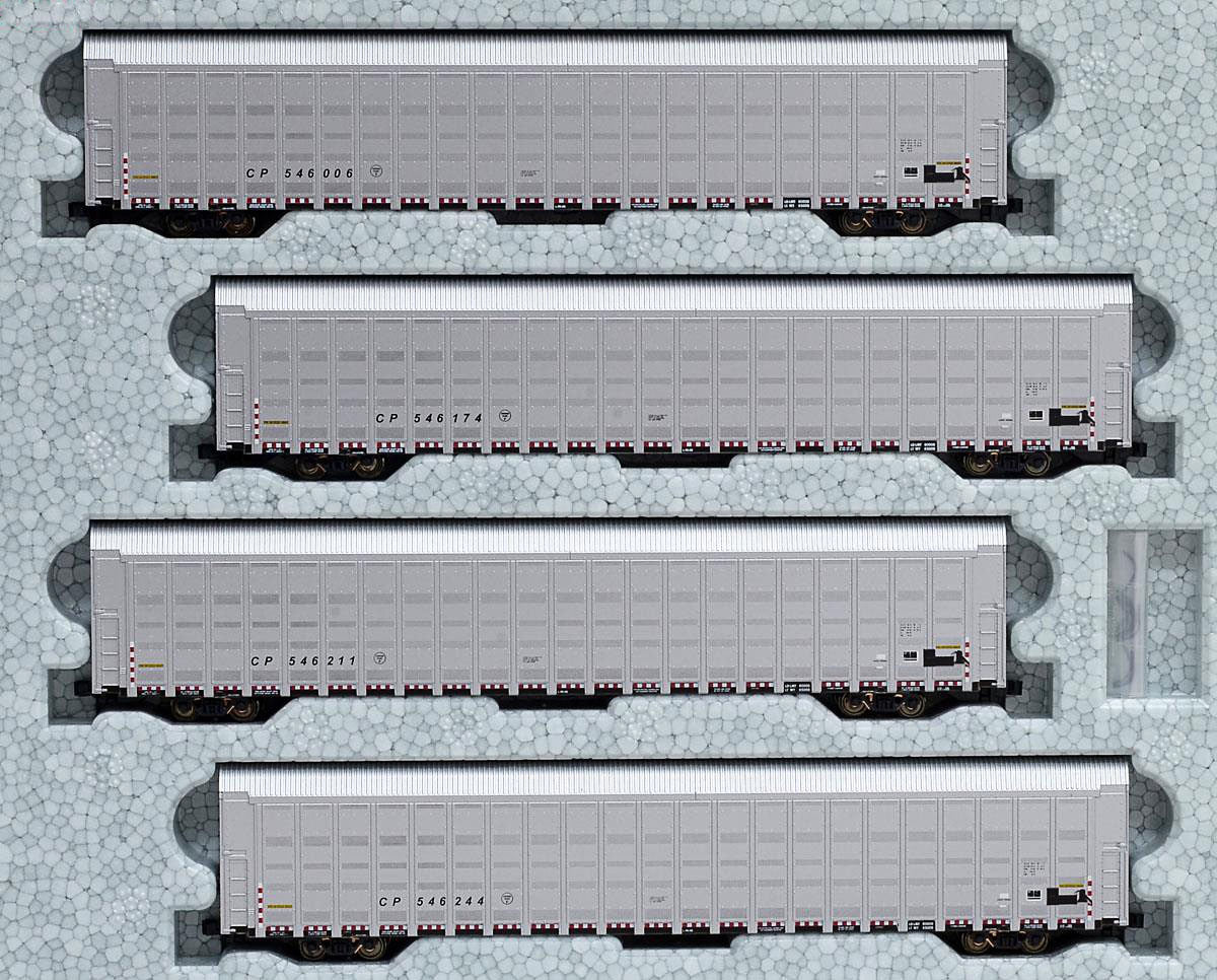Kato 106-5504 N Scale Canadian Pacific Autorack 4-Car Set
