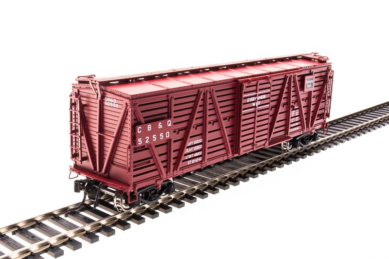 Broadway Limited 2520 HO Chicago, Burlington & Quincy PRR K7 Stock Car