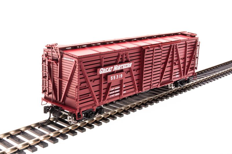 Broadway Limited 2687 HO Great Northern PRR K7 Stock Car (Set of 4)