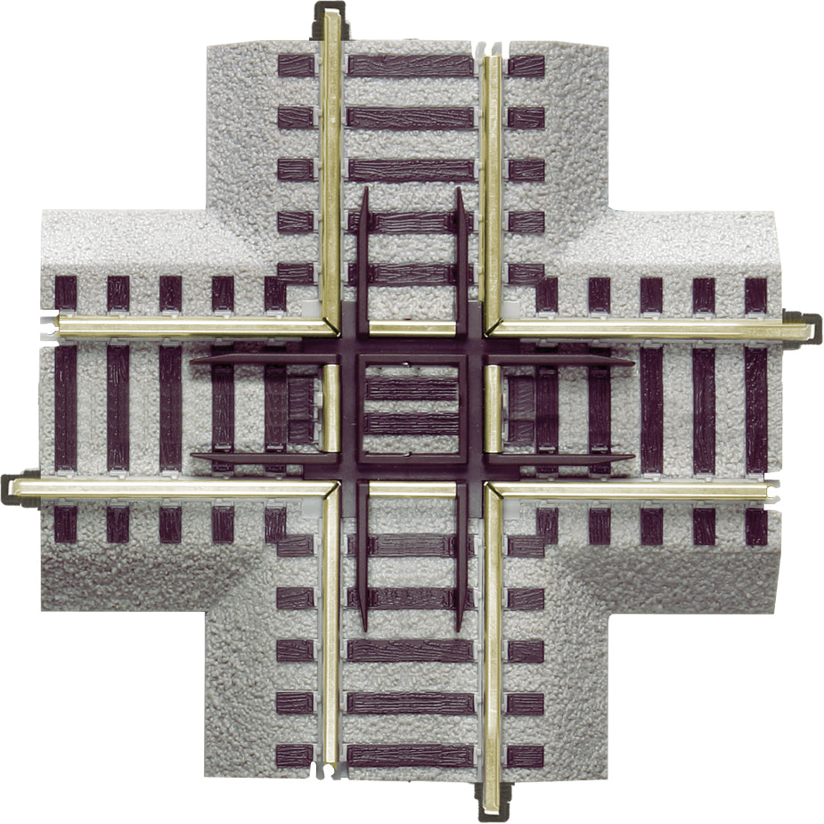 American Flyer 6-49864 S Scale Fastrack 90 Degree Crossover