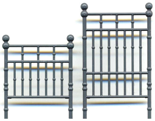 Grandt Line 3587 O Wrought Iron Bed Headboard & Footboard