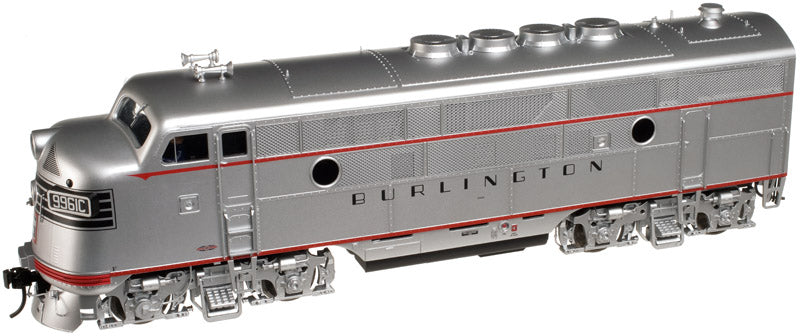 Atlas 16902 O CB&Q F3A Phase II Dummy Diesel Locomotive #9961C