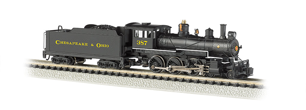 Bachmann 51460 N Chesapeake & Ohio 4-6-0 Steam Locomotive w/DCC #387