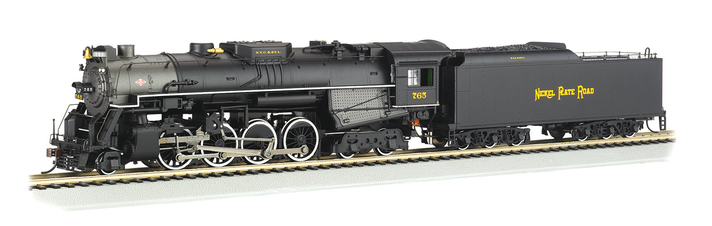 Bachmann 52401 HO Nickel Plate 2-8-4 Berkshire Steam Loco & Tender w/Sound & DCC