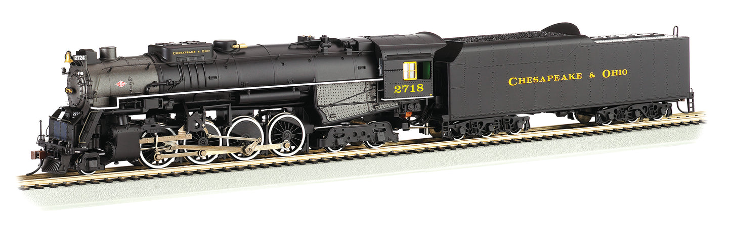 Bachmann 52402 HO Chesapeake & Ohio 2-8-4 Kanawha/Berkshire w/Sound & DCC #2718