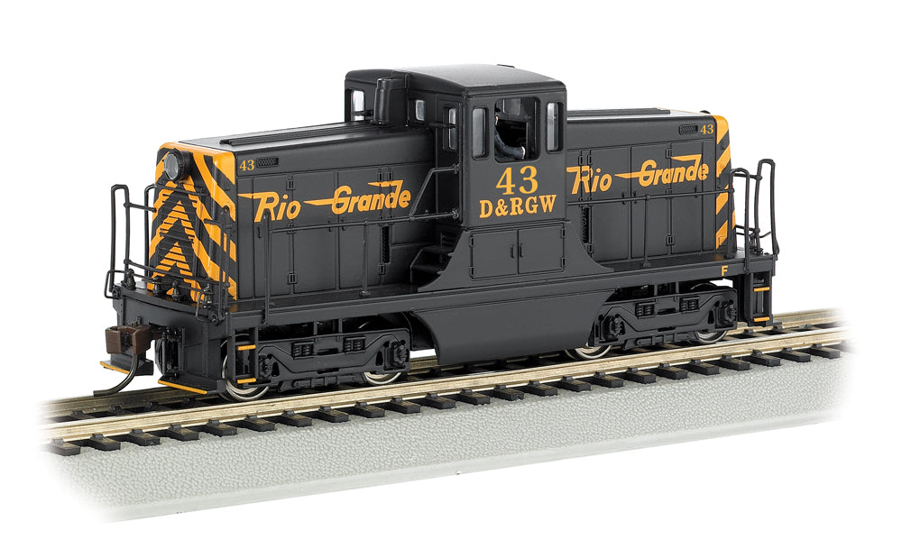 Bachmann 62213 HO D&RGW 44-Ton Switcher w/DCC/Black/Orange #43