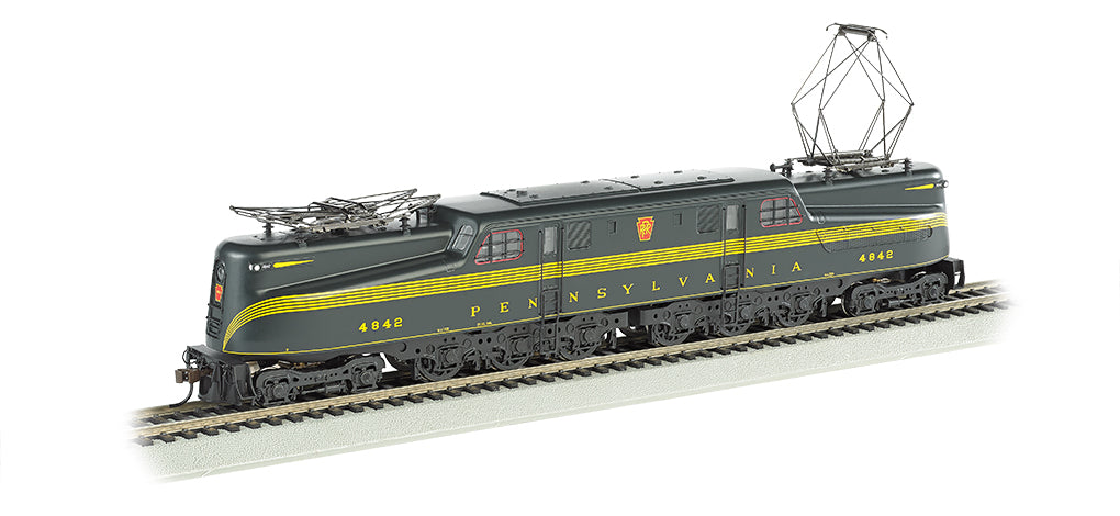 Bachmann 65203 HO PRR Green 5-Stripe GG-1 Electric Loco #4842 - DCC Ready
