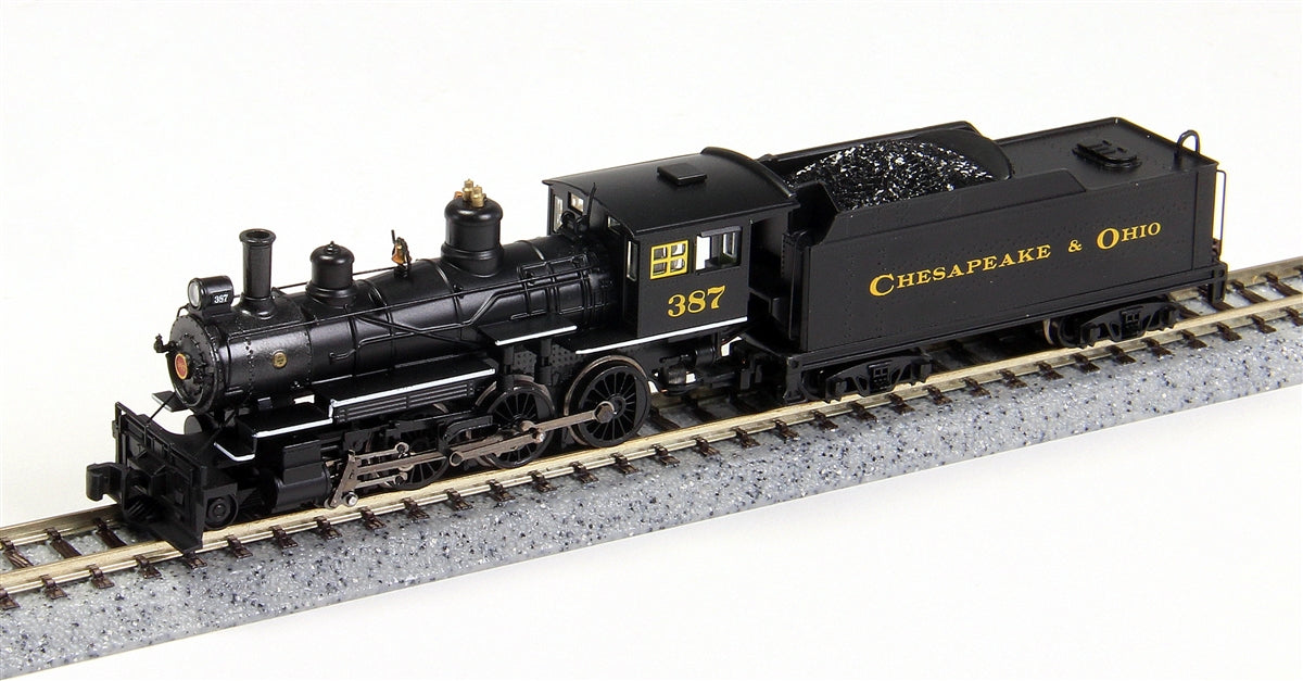 Bachmann 51460 N Chesapeake & Ohio 4-6-0 Steam Locomotive w/DCC #387