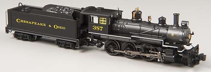 Bachmann 51460 N Chesapeake & Ohio 4-6-0 Steam Locomotive w/DCC #387