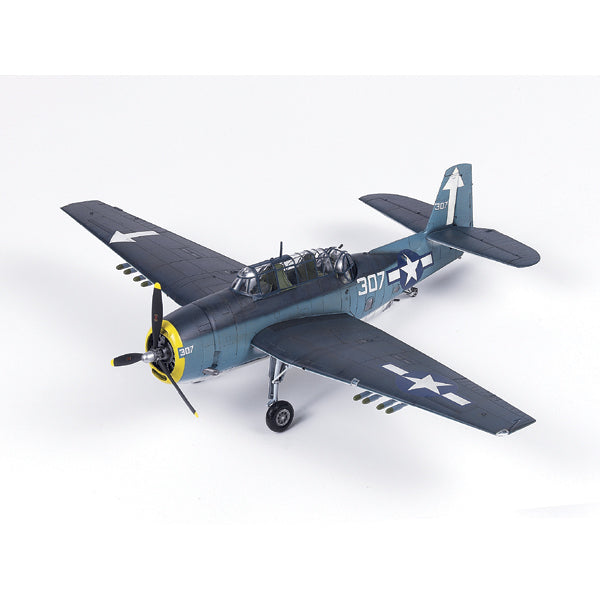 Academy 12285 1:48 TBM-3 USS Bunker Hill Torpedo Bomber Military Plane Kit