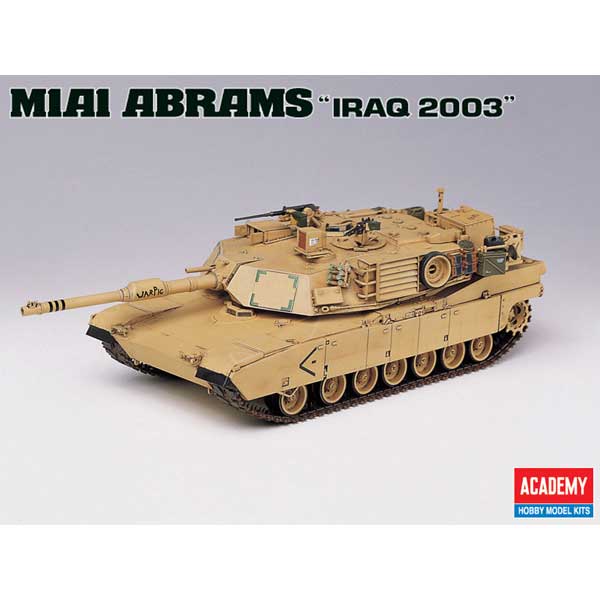 Academy 13202 1:35 M1A1 Abrams US Army ' Iraq 2003' Military Tank Model Kit