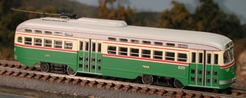 Bowser 12671 HO R-T-R All-Electric DCC Ready PCC Streetcar Philadelphia #2200