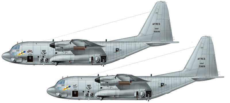 Italeri 1310 1:72 AC130H Spectre Military Aircraft Plane Model Kit