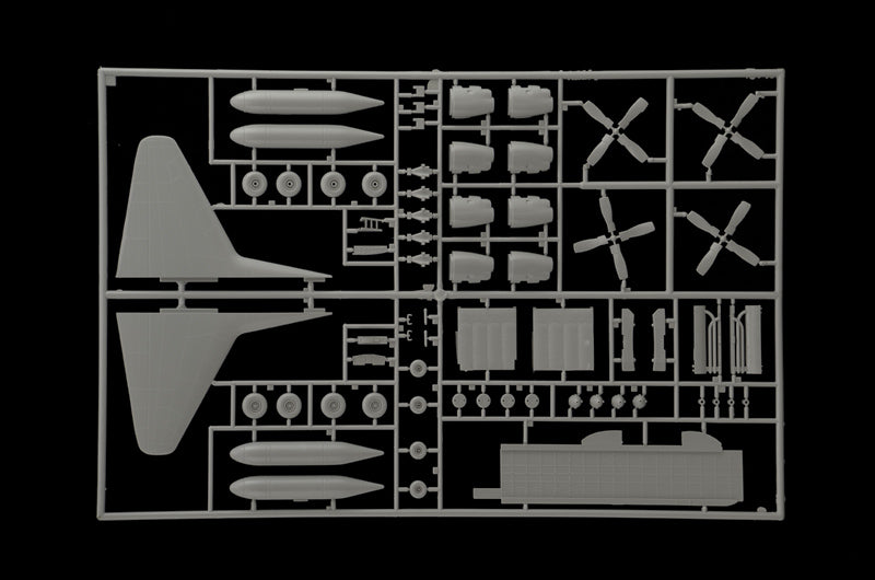 Italeri 1310 1:72 AC130H Spectre Military Aircraft Plane Model Kit