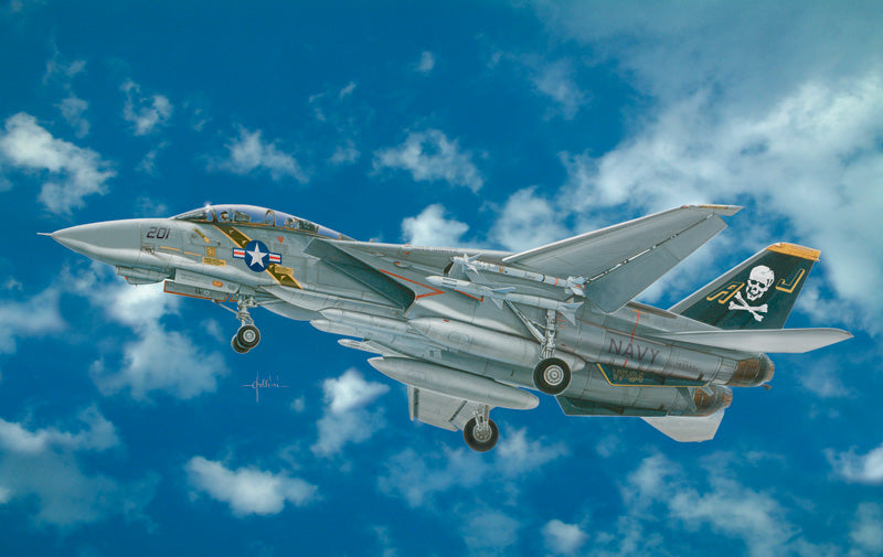 Italeri 2667 1:48 F14A Tomcat US Navy Fighter Military Plane Kit