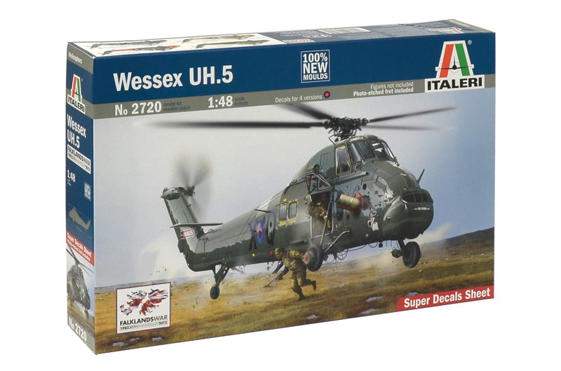 Italeri 2720 1:48 Wessex UH5 30th Anniv Falklands War Military Helicopter Kit