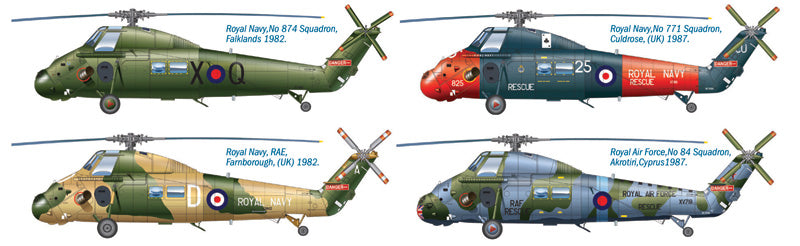 Italeri 2720 1:48 Wessex UH5 30th Anniv Falklands War Military Helicopter Kit