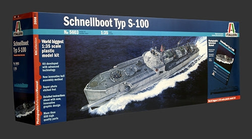 Italeri 5603 1:35 WWII Schnellboot Type S100 Military Boat
