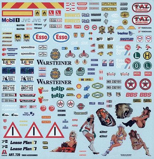 Italeri 720 1:24 New Truck Accessories