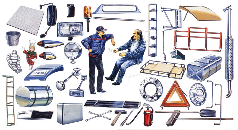 Italeri 764 1:24 Truck Shop Accessories