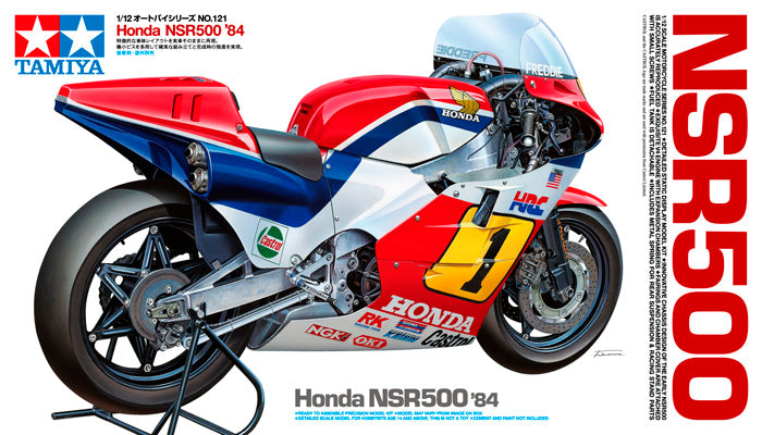 Tamiya 14121 1:12 1984 Honda NSR500 Racing Motorcycle