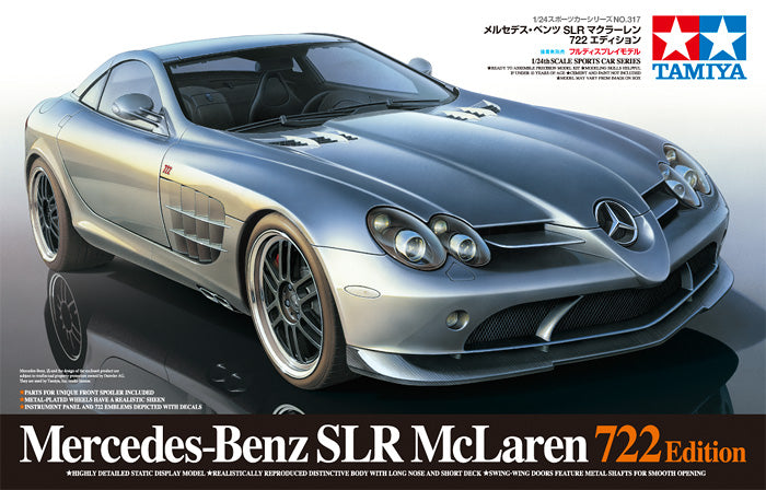 Tamiya 24317 1:24 Mercedes Benz SLR McLaren 722 Edition Car – Trainz