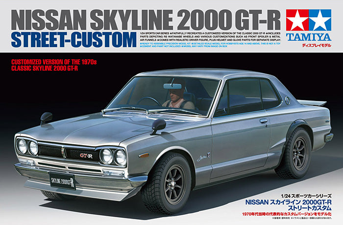 Tamiya 24335 1:24 Nissan Skyline 2000 GT-R Street Custom Car