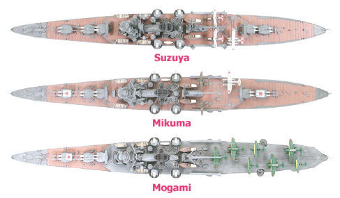 Tamiya 31343 1:700 IJN Suzuya Heavy Cruiser Waterline