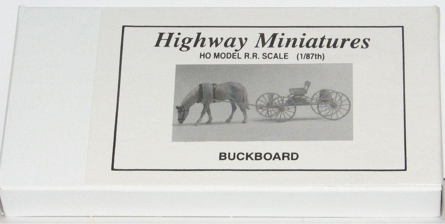 Jordan Products 360-104 HO Highway Miniatures Buckboard Plastic Kit