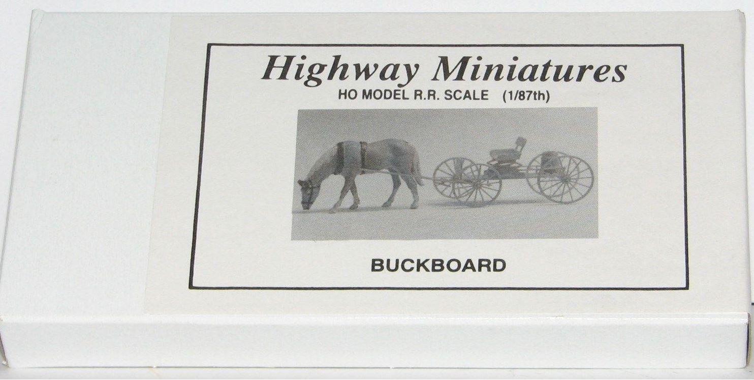 Jordan Products 360-104 HO Highway Miniatures Buckboard Plastic Kit