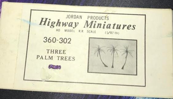 Jordan Products 360-302 HO Palm Trees (Pack of 3)