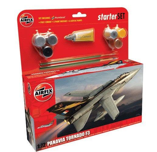 Airfix Products A55301 1:72 Panavia Tornado F3 Fighter Starter Set Plane Kit