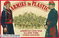 Armies in Plastic 5435 1:32 Civil War 9th New York Union Zouaves Set Figure Kit