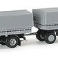 Herpa 153393 1:87 Buessing 8M Truck Fehrenktr Tractor Double Trailer Truck
