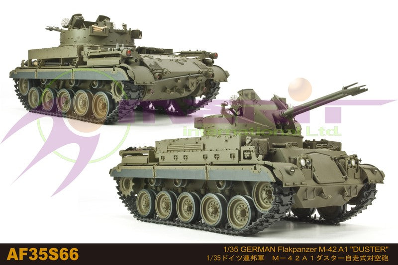 AFV Club AF35S66 1:35 German FlakPz M42A1 Duster Military Tank Model Kit
