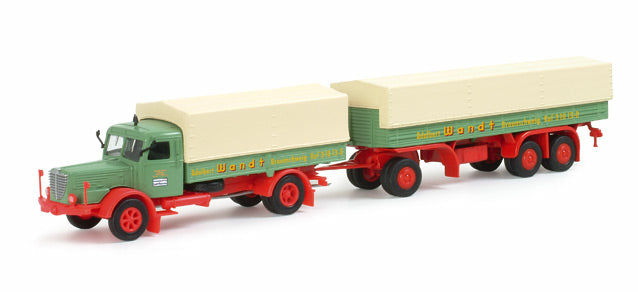 Herpa 152167 1:87 Buessing 8K Truck/Trailer Wndt