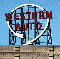 Blair Line 2501 HO, S, O Western Auto Laser-Cut Billboard Kit