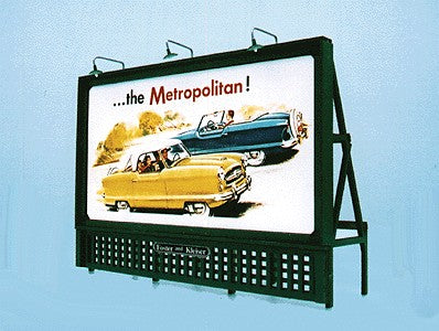 Blair Line 2431 HO Lattice Laser-Cut Billboard Kit w/4 Different Signs